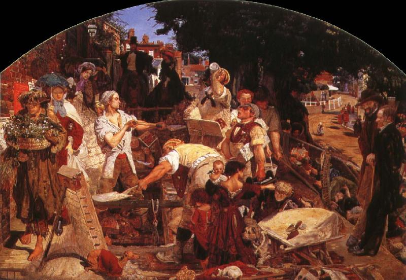 Ford Madox Brown Work France oil painting art